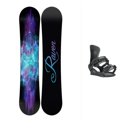 Raven Aura dámský snowboard + Gravity Fenix black snowboardové vázání