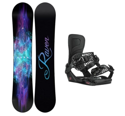 Raven Aura dámský snowboard + Gravity Rise black snb vázání Raven Aura dámský snowboard + Gravity Rise black snb vázání