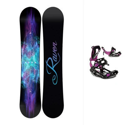 Raven Aura dámský snowboard + Raven FT360 black/fuchsia vázání