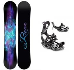 Raven Aura dámsky snowboard + Raven FT360 black viazanie