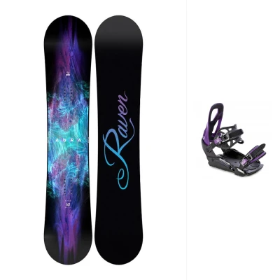 Raven Aura dámský snowboard + Raven S230 Black/violet vázání