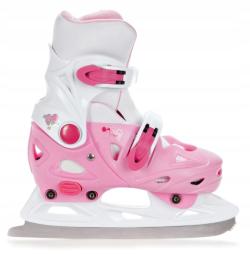 Raven Balloon růžové 4v1 dětské kolečkové brusle POUZE EU 29-32 (VÝPRODEJ)
