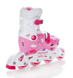 Raven Balloon růžové 4v1 dětské kolečkové brusle POUZE EU 29-32 (VÝPRODEJ)