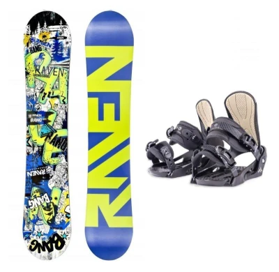 Raven Bang junior dětský snowboard + Beany Junior vázání Raven Bang junior dětský snowboard + Beany Junior vázání