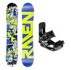 Raven Bang junior dětský snowboard + Croxer MP180 snb vázání