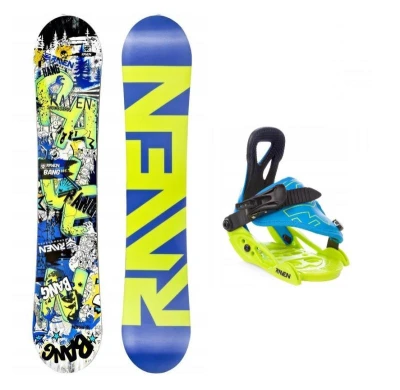 Raven Bang junior dětský snowboard + Raven s160 dětské vázání Raven Bang junior dětský snowboard + Raven s160 dětské vázání