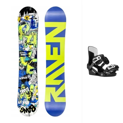 Raven Bang junior mini dětský snowboard + Gravity Wildcat black dětské vázání