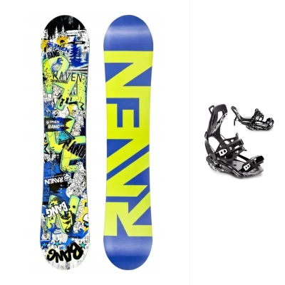 Raven Bang junior mini dětský snowboard + Raven Fastec FT360 black snowboardové vázání