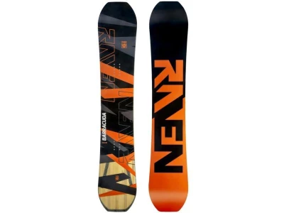 Raven Barracuda Carbon Orange snowboard + Raven Fastec FT360 black vázání