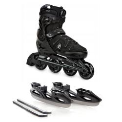 Raven Pulse PRO black FitGo 2v1 kolečkové brusle