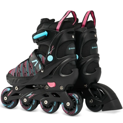 Raven Cande Black/Blue/Pink brusle dětské brusle 2v1
