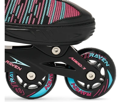 Raven Cande Black/Blue/Pink brusle dětské brusle 2v1