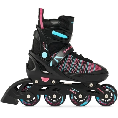 Raven Cande Black/Blue/Pink brusle dětské brusle 2v1