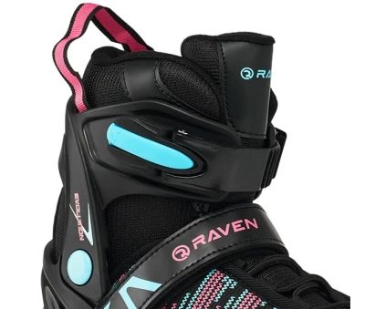 Raven Cande Black/Blue/Pink dětské inline brusle