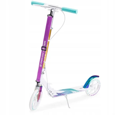 Raven Celia White Neo Chrome ABEC9 200mm s ruční brzdou (VÝPRODEJ)