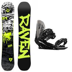 Raven Core Black snowboard + Gravity G2 black viazanie