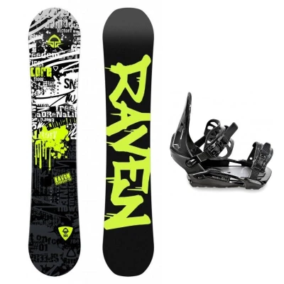 Raven Core Junior mini dětský snowboard + Raven S230 Black vázání Raven Core Junior mini dětský snowboard + Raven S230 Black vázání