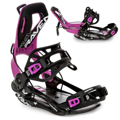 Raven Dahlia Carbon Mint/Pink dámský snowboard + Raven Fastec FT360 black/fuchsia vázání