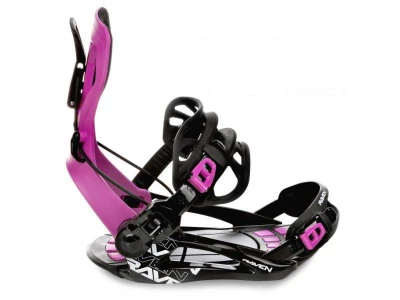 Raven Dahlia Carbon Mint/Pink dámský snowboard + Raven Fastec FT360 black/fuchsia vázání
