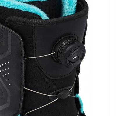 Raven Dahlia Carbon Mint/Pink dámský snowboard + Raven Fastec FT360 black/mint dámské snowboardové vázání + Raven Galla mint MOZ snowboard boty