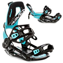 Raven Dahlia Carbon Mint/Pink dámský snowboard + Raven Fastec FT360 black/mint vázání + Raven Diva MOZ black/mint boty