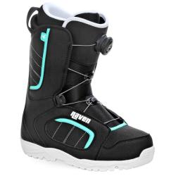 Raven Dahlia Carbon Mint/Pink dámský snowboard + Raven Fastec FT360 black/mint vázání + Raven Diva MOZ black/mint boty