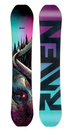 Raven Dahlia Carbon Mint/Pink dámský snowboard + Raven FT360 black/fuchsia vázání + Gravity Aura Atop black obuv