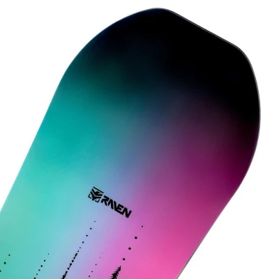 Raven Dahlia Carbon Mint/Pink dámský snowboard + Raven FT360 black/fuchsia vázání + Gravity Aura Atop black obuv