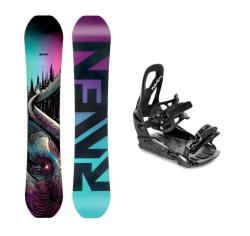 Raven Dahlia Carbon Mint/Pink dámský snowboard + Raven S230 Black vázání Raven Dahlia Carbon Mint/Pink dámský snowboard + Raven S230 Black vázání