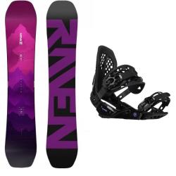 Raven Destiny dámsky snowboard + Gravity G2 Lady black viazanie Raven Destiny dámsky snowboard + Gravity G2 Lady black viazanie