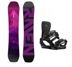 Raven Destiny dámský snowboard + Gravity Rise black vázání Raven Destiny dámský snowboard + Gravity Rise black vázání