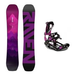 Raven Destiny dámsky snowboard + Raven FT360 black/fuchsia viazanie