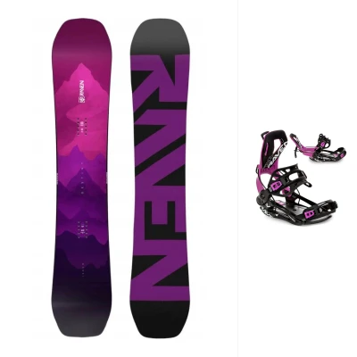 Raven Destiny dámský snowboard + Raven FT360 black/fuchsia vázání