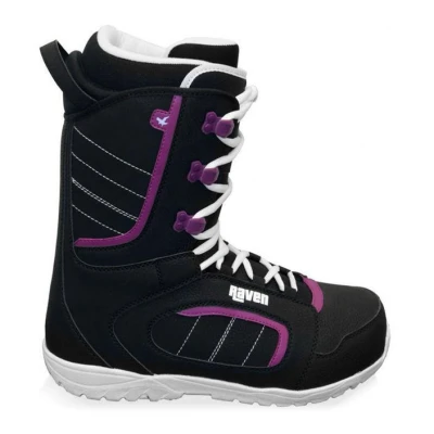 Raven Destiny snowboard + Raven Fastec FT360 black/fuchsia vázání + Raven Diva boty