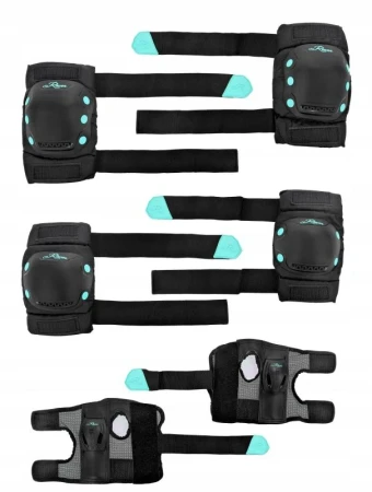 Raven Dexard black/mint sada chráničů POUZE M (VÝPRODEJ)