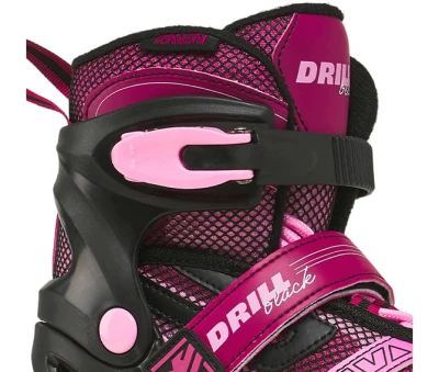 Raven Drill Black/Claret ABEC7 dětské kolečkové brusle