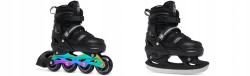 Raven Drill Black/Neo Chrome 2v1 dětské brusle POUZE EU 30-33, pánský (hokejový) (VÝPRODEJ)