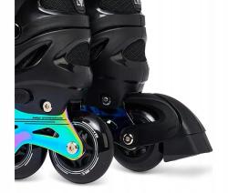 Raven Drill Black/Neo Chrome 2v1 dětské brusle POUZE EU 30-33, pánský (hokejový) (VÝPRODEJ)