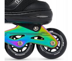 Raven Drill Black/Neo Chrome 2v1 dětské brusle POUZE EU 30-33, pánský (hokejový) (VÝPRODEJ)