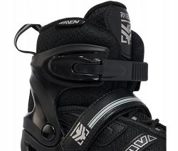 Raven Drill Black/Neo Chrome 2v1 dětské brusle POUZE EU 30-33, pánský (hokejový) (VÝPRODEJ)