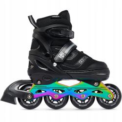 Raven Drill Black/Neo Chrome dětské kolečkové brusle