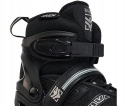 Raven Drill Black/Neo Chrome dětské kolečkové brusle