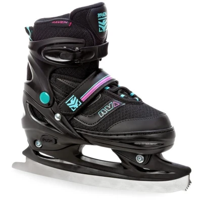 Raven Drill mint/pink dětské brusle 2v1 POUZE EU 38-41, dámský (se zoubky) (VÝPRODEJ)