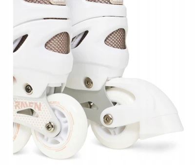 Raven Drill White/Coffee ABEC7 kolečkové brusle