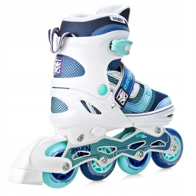 Raven Drill white/mint dětské brusle 2v1 POUZE EU 38-42, dámský (se zoubky) (VÝPRODEJ)