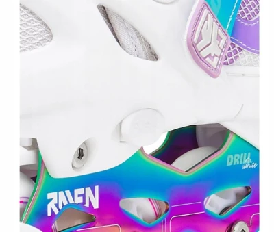 Raven Drill White/Neo Chrome dětské kolečkové brusle
