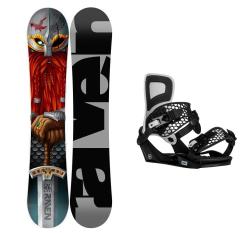 Raven Dwarf pánský snowboard + Gravity Indy black/white vázání Raven Dwarf pánský snowboard + Gravity Indy black/white vázání