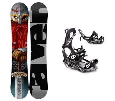 Raven Dwarf pánský snowboard + Raven FT360 black vázání Raven Dwarf pánský snowboard + Raven FT360 black vázání