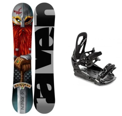 Raven Dwarf pánský snowboard + Raven S230 Black vázání Raven Dwarf pánský snowboard + Raven S230 Black vázání
