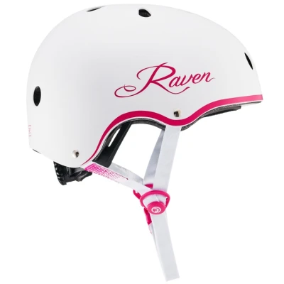 Raven Essto white/pink helma